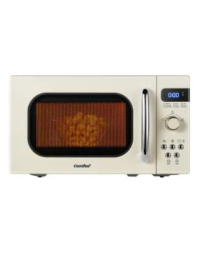 0.7 Cu.ft Retro Microwave Oven - Cream