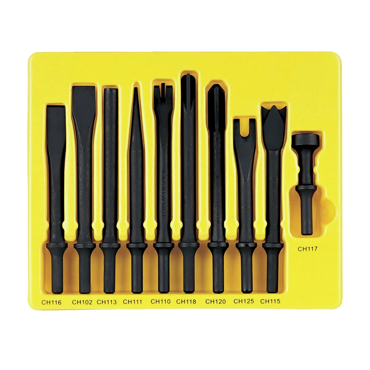 10 Pc. General Service Chisel Set - .401 Shank GRECS110