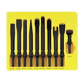 10 Pc. General Service Chisel Set - .401 Shank GRECS110