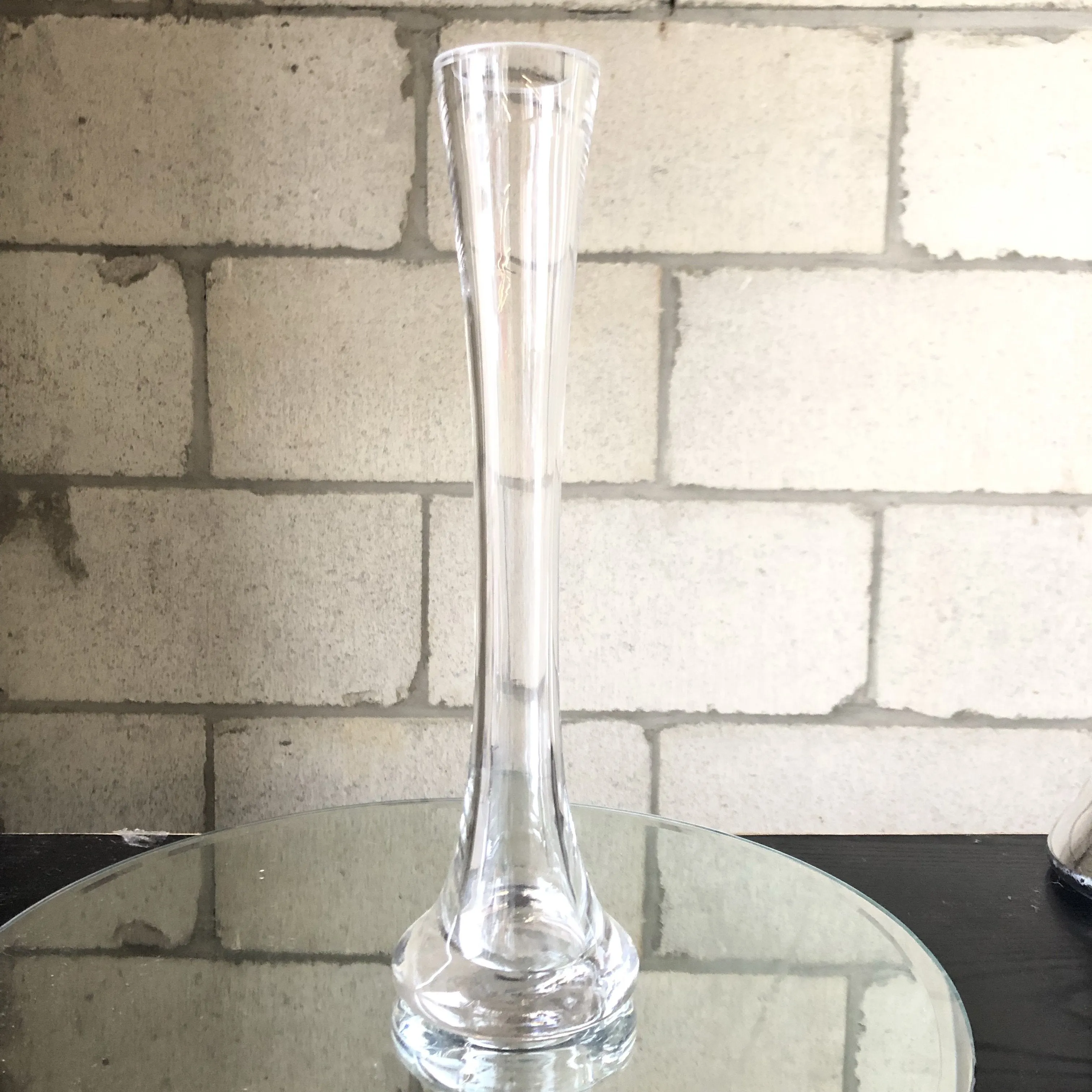 12" CLEAR EIFFEL TOWER VASE