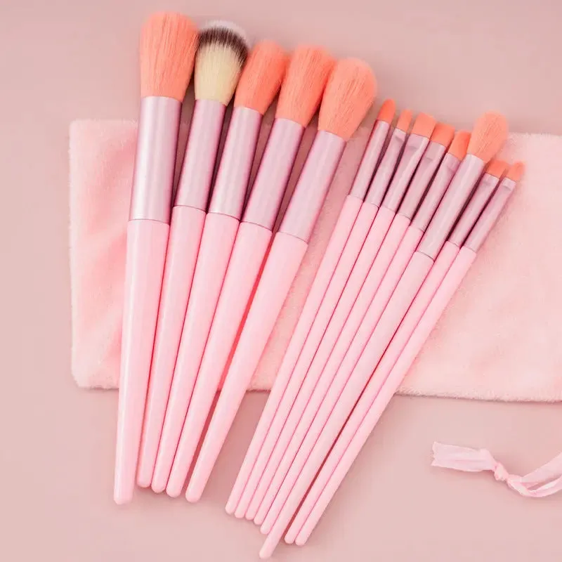 13Pcs Makeup Brush Set Make Up Concealer Brush Blush Powder Brush Eye Shadow Highlighter Foundation Brush Cosmetic Beauty Tools