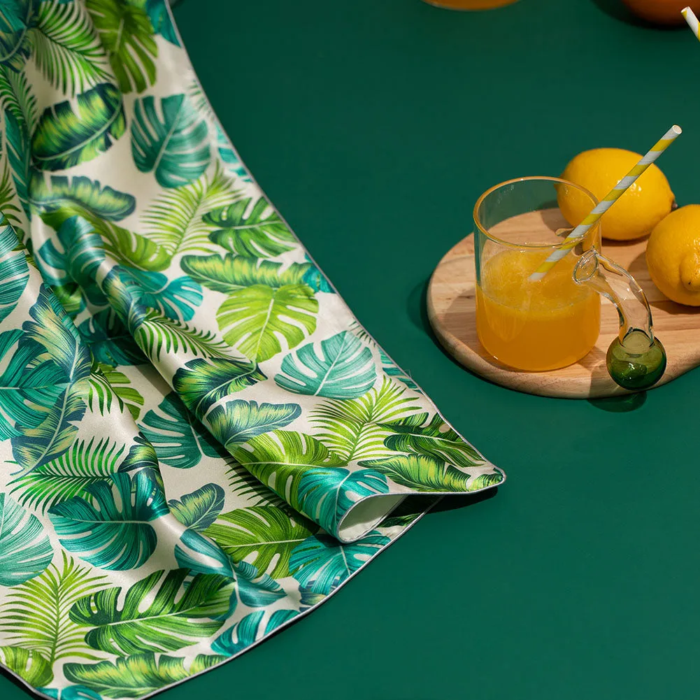 19 Momme Monstera Silk Pillowcase