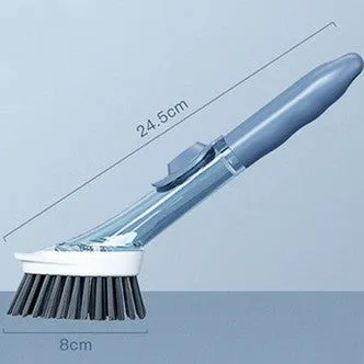 2 in1 Long Handle Cleaning Brush with Removable Brush Head