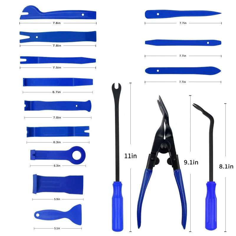 200Pcs Car Trim Removal Tools Kit