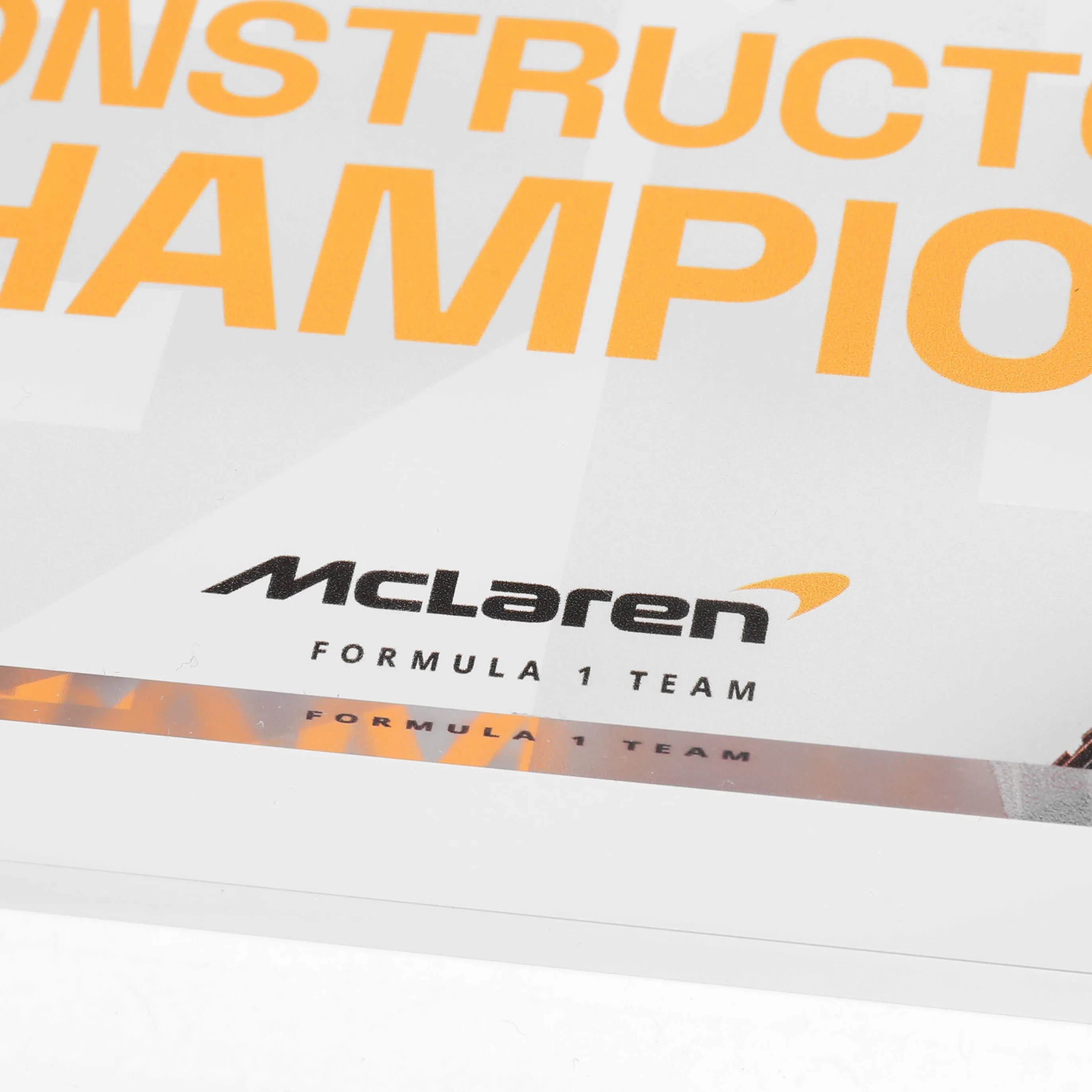 2024 Constructors Champions McLaren F1 Team Dual Bodywork in Acrylic