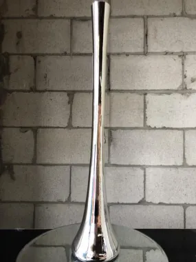 24" Silver Eiffel Tower Vase