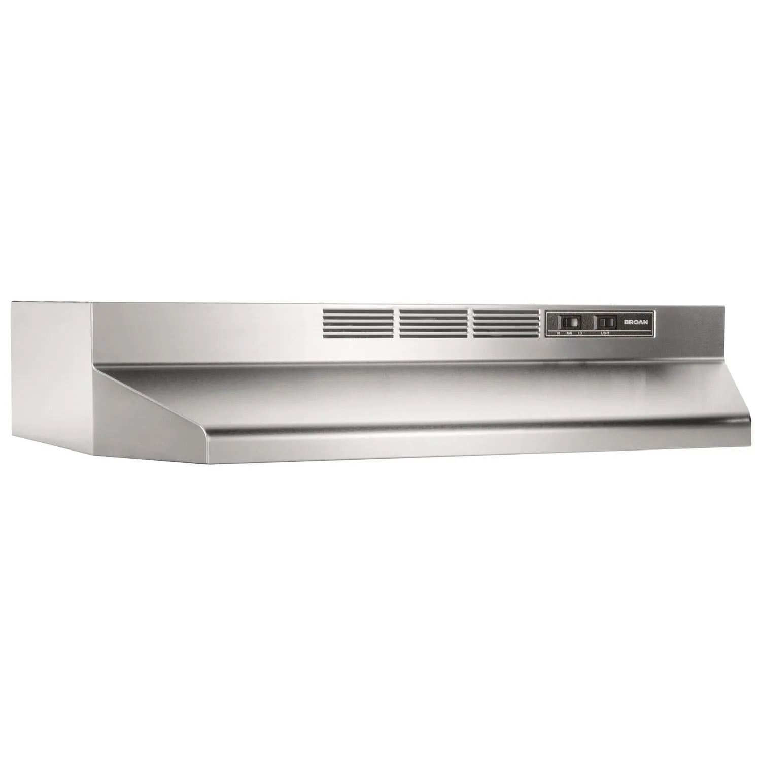 413004 Broan® 30-Inch Ductless Under-Cabinet Range Hood, Stainless Steel