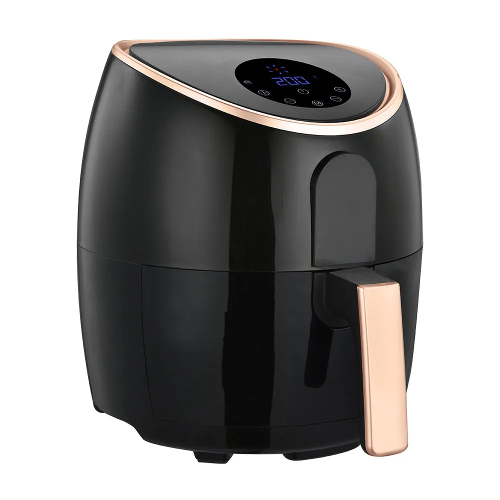 7.1L Digital Air Fryer Kitchen Appliances (Black/Rose Gold)