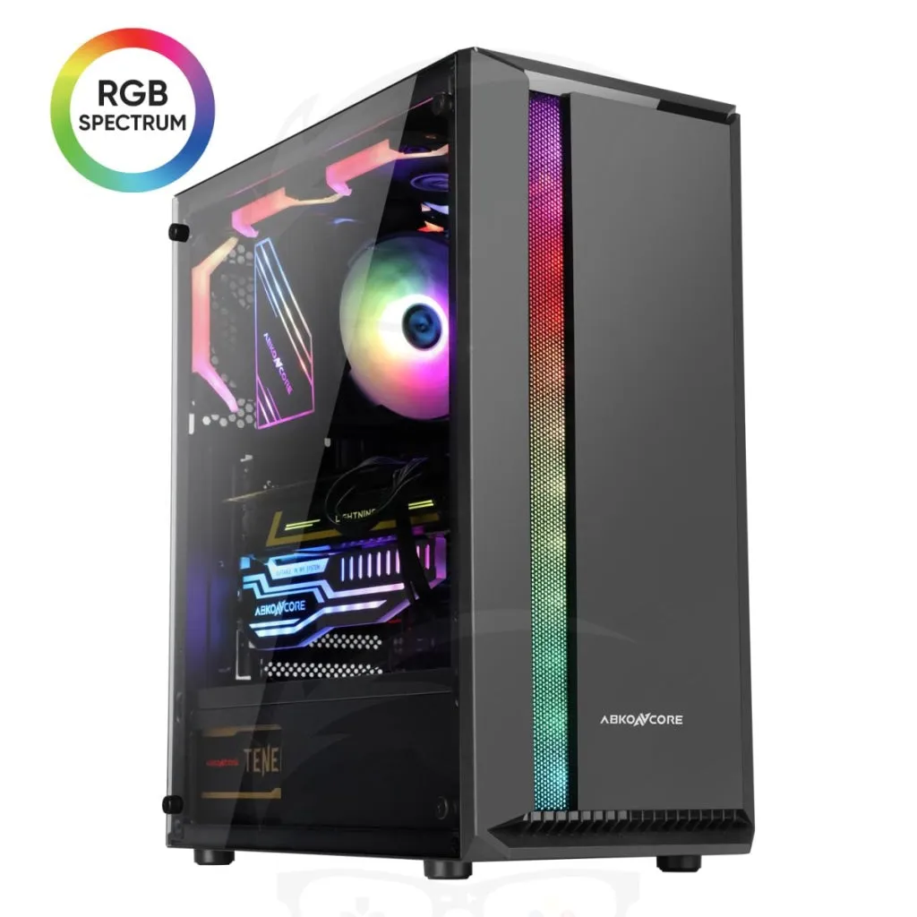 ABKONCORE L850 V1 Front RGB 1 FAN GAMING CASE