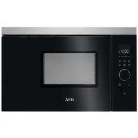 AEG MBB1756DEM Built In Microwave & Grill - Black / Stainless Steel