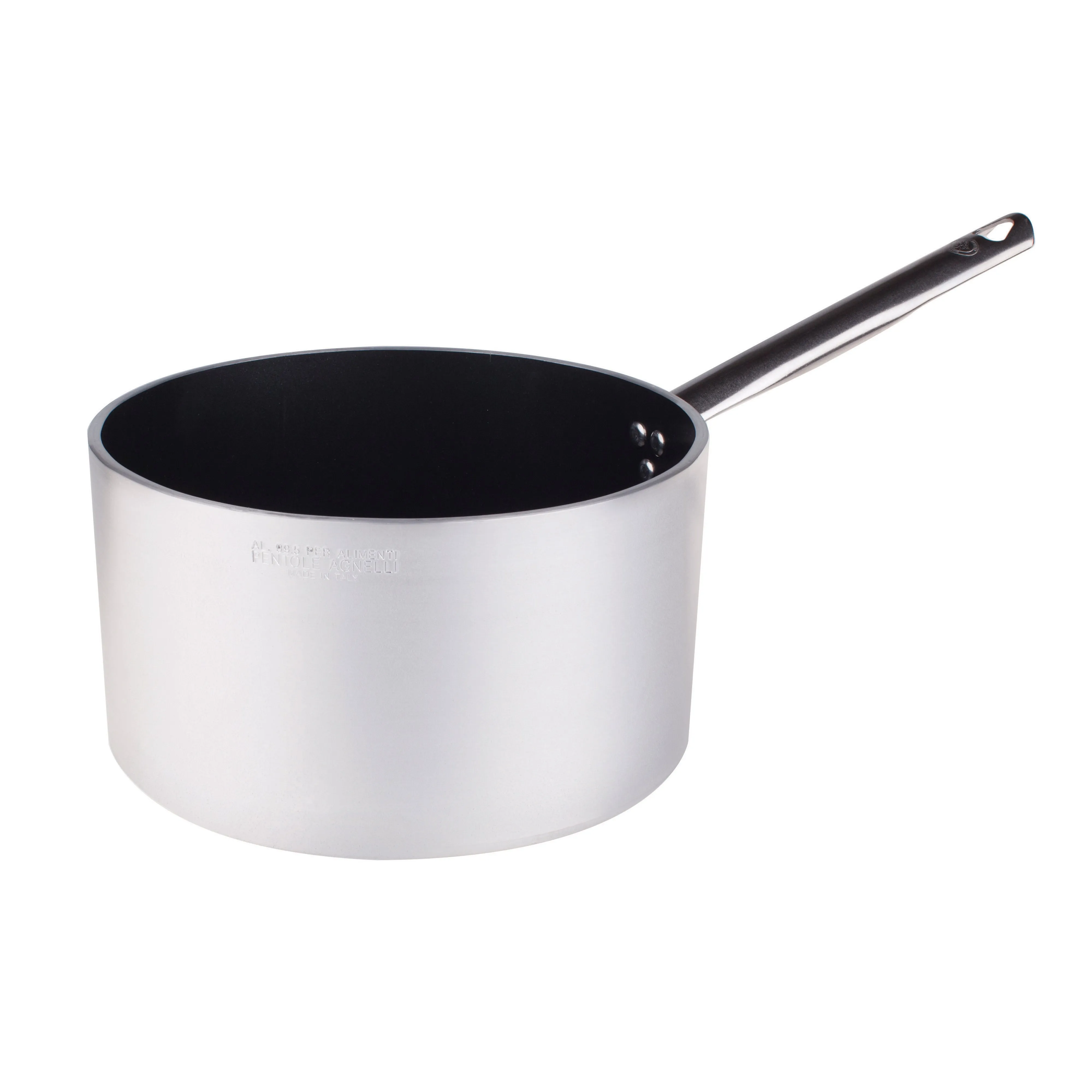 Agnelli Aluminum 5mm Nonstick Saucepan With Stainless Steel Handle, 9.5-Quart