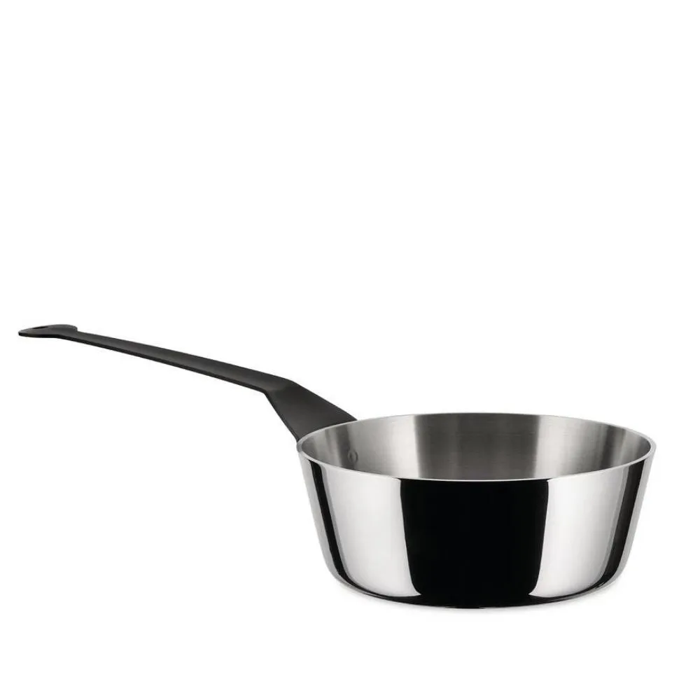 Alessi 90107/20 La Cintura di Orione conical saucepan or sauteuse with long handle diam.20 cm.