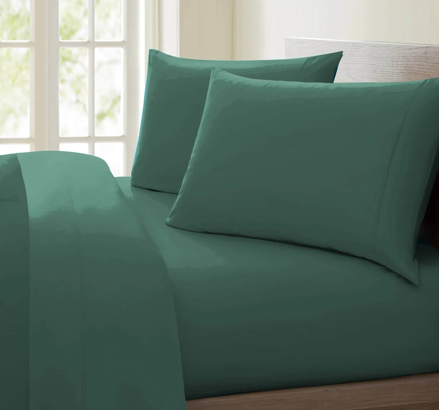 Allessia Wrinkle Free Super Soft Sheet Set, Teal