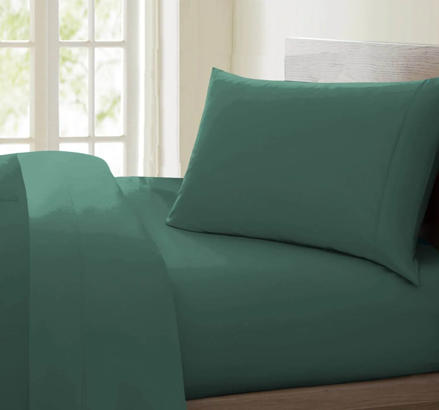 Allessia Wrinkle Free Super Soft Sheet Set, Teal