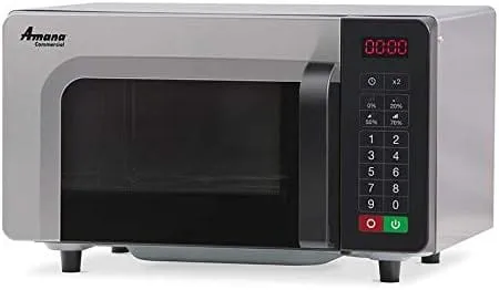 Amana RMS10TSA 1000w Commercial Microwave with Touch Pad, 120v