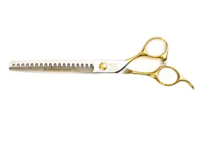 Animal House Prof. Series 7" Single Sided 18 Tooth Thinning/Blender Shear - CHROME (WH)