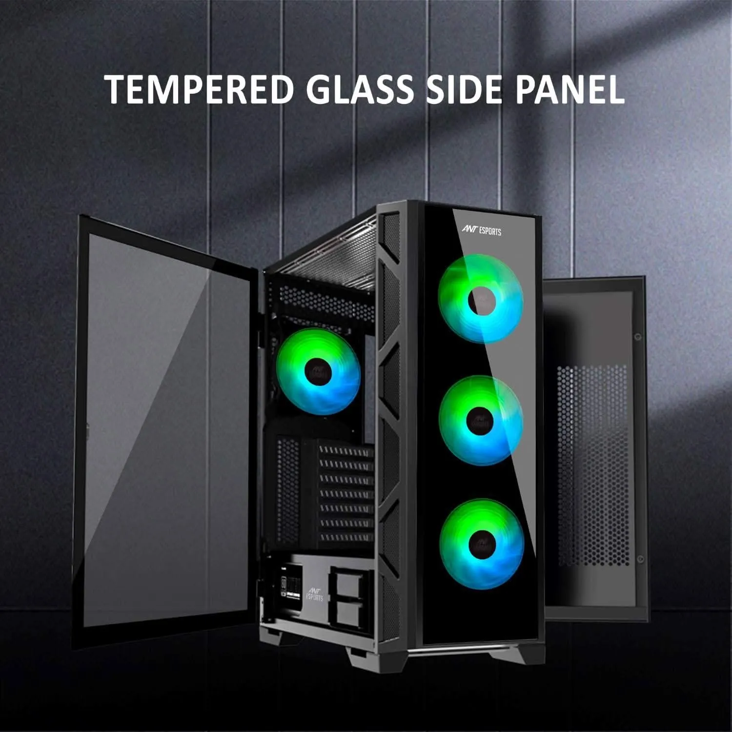 ANT ESPORTS DYNAMIC GT MID-TOWER E-ATX CABINET