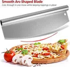 Anygleam 12*14 Inch Pizza Cutter and Shovel With Foldable Wooden Handle Bakeware Kitchen Tools Oxidation