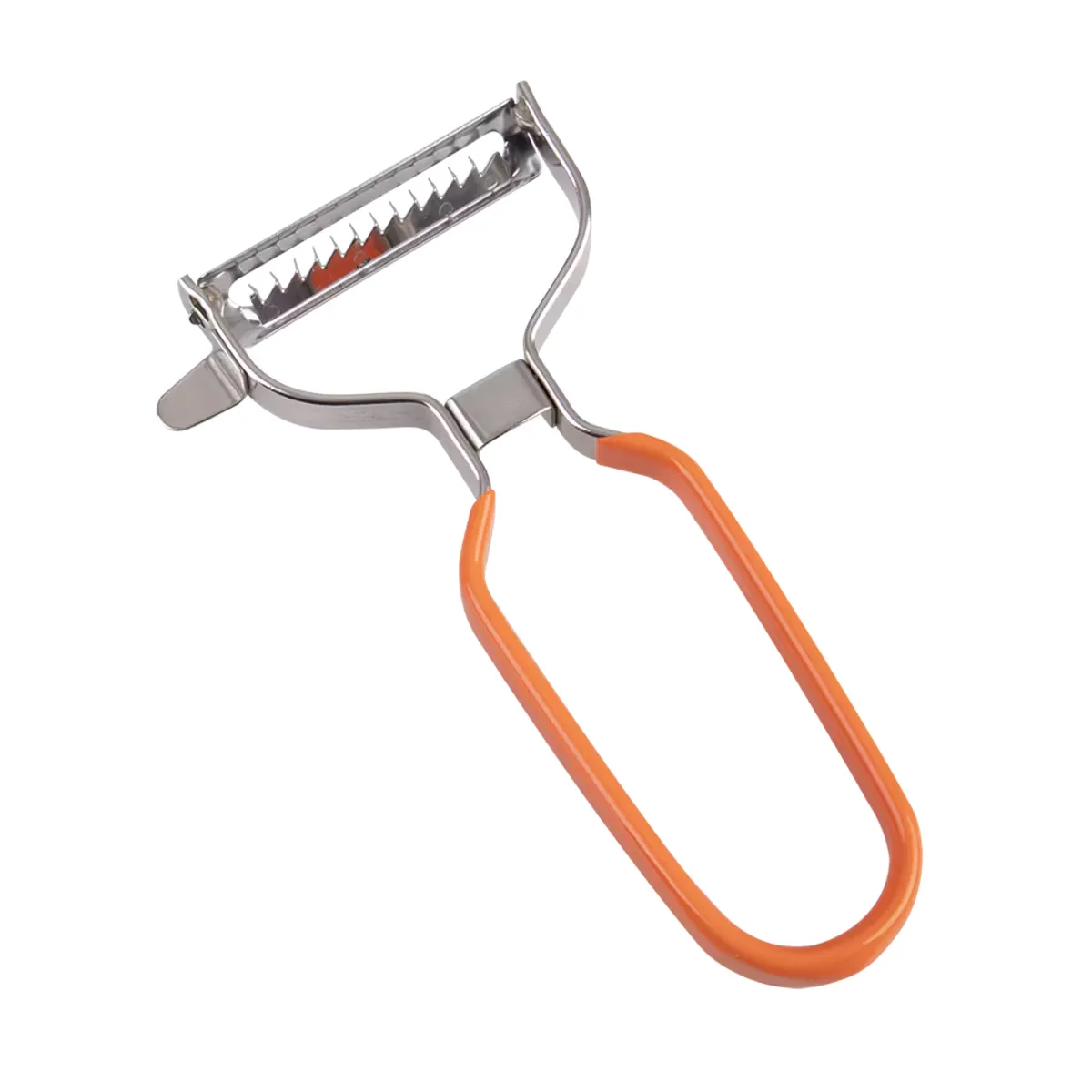 Appetito Julienne 'Y' Peeler With Japanese Steel Blade - Orange