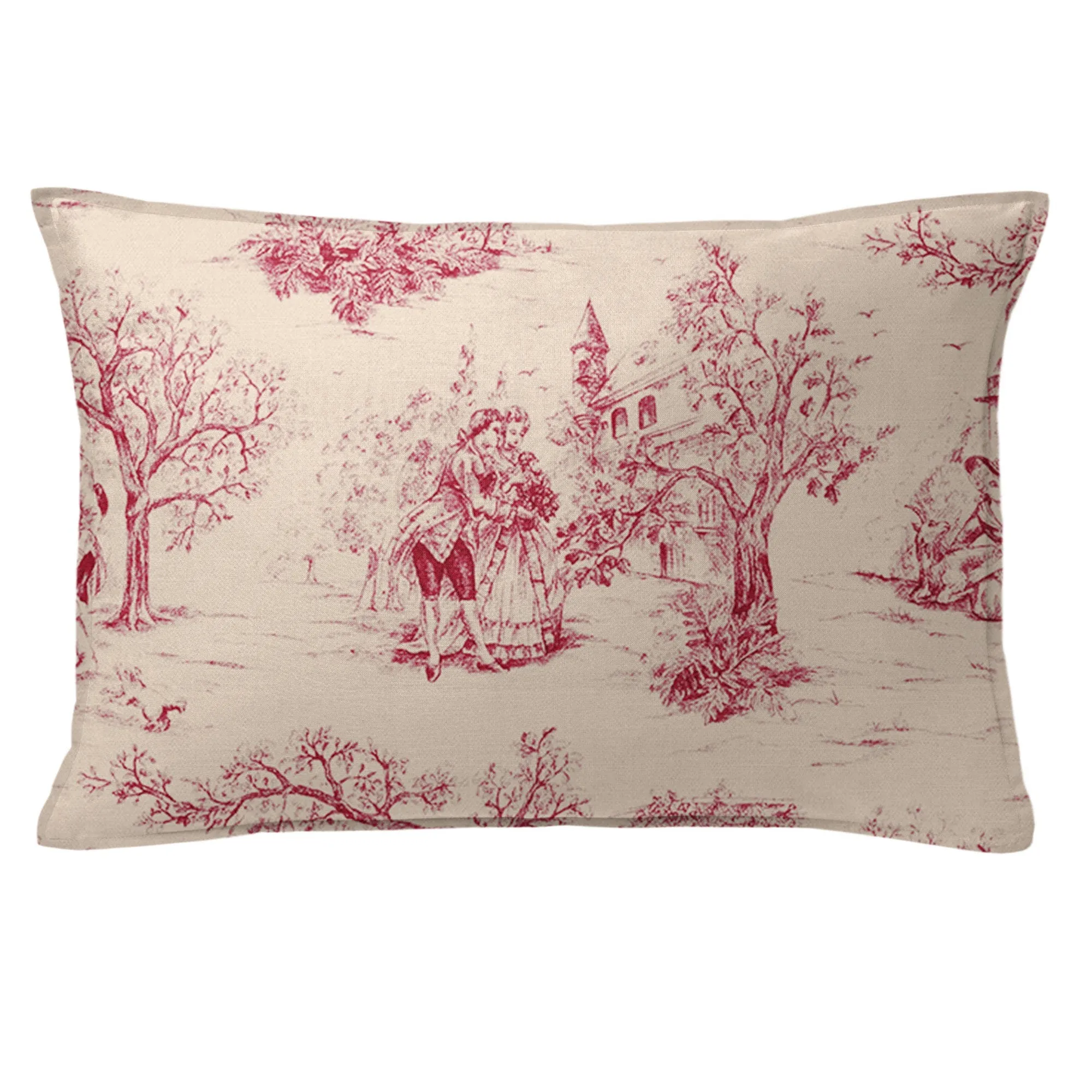 Archamps Toile Red Bedding