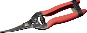 Arius Garden Carbon Steel Straight Pruning Shears (Curved Tip)