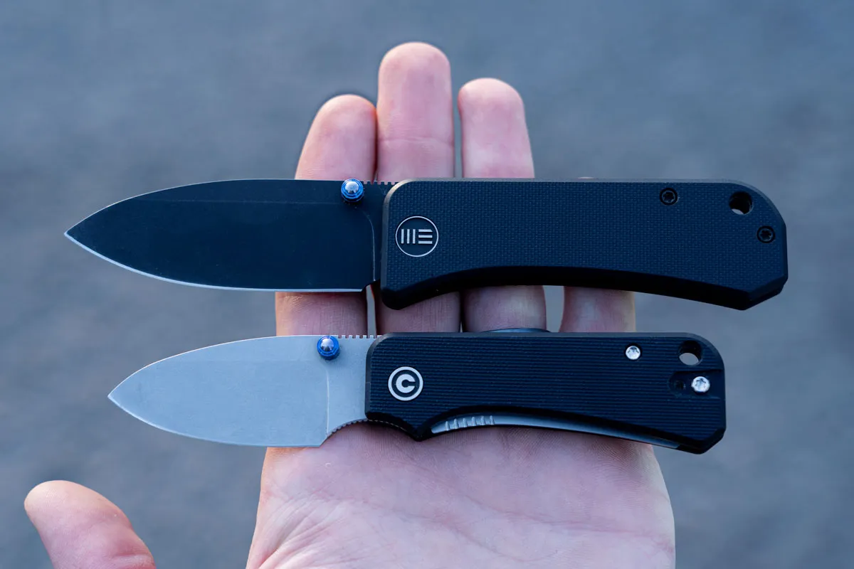 Baby Banter Pocket Knife - Purple G10 - Black Stonewash Nitro V