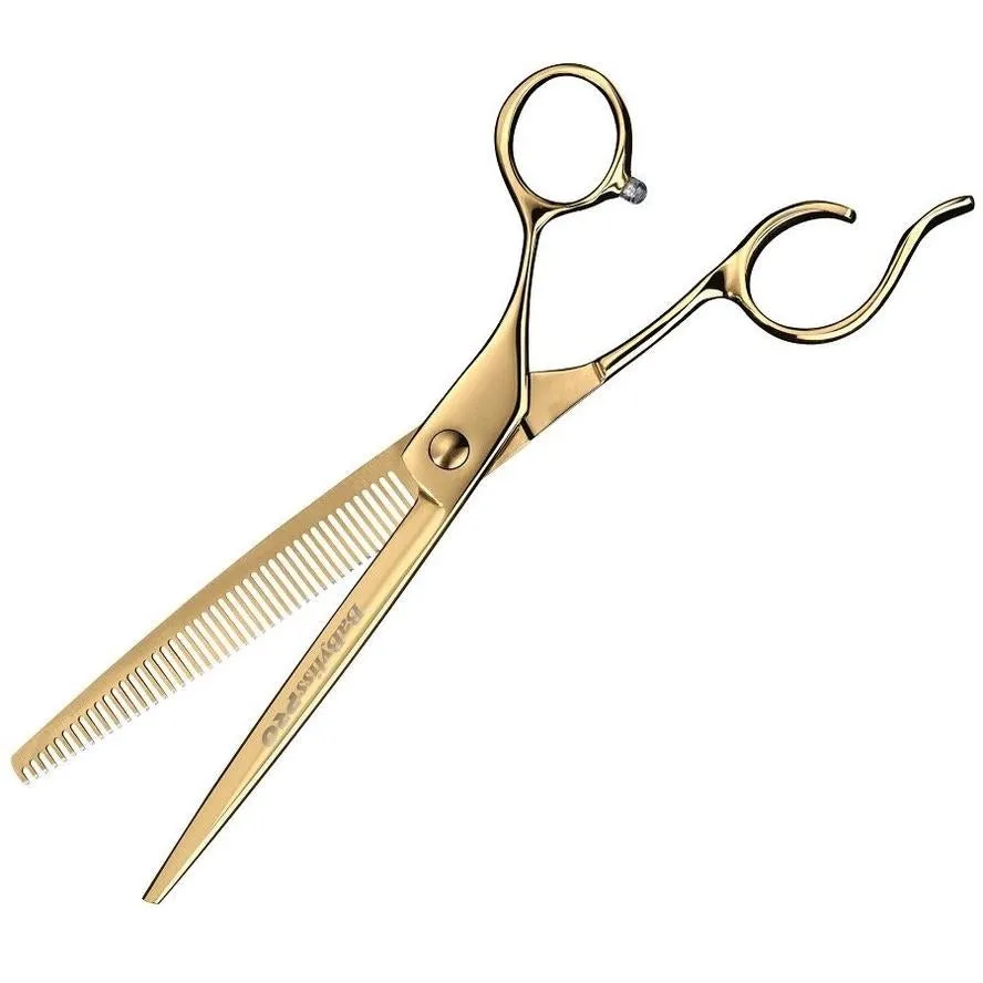 BaByliss Pro Barberology Gold Thinning Shears 7 Inch