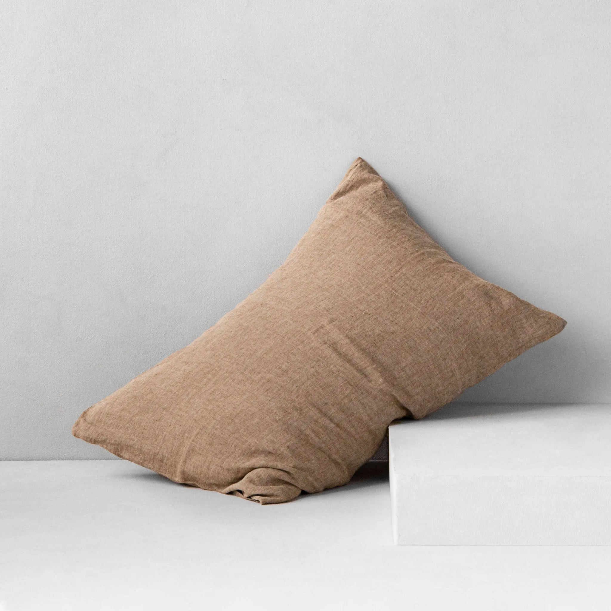 Basix Linen Pillowcase - Brun