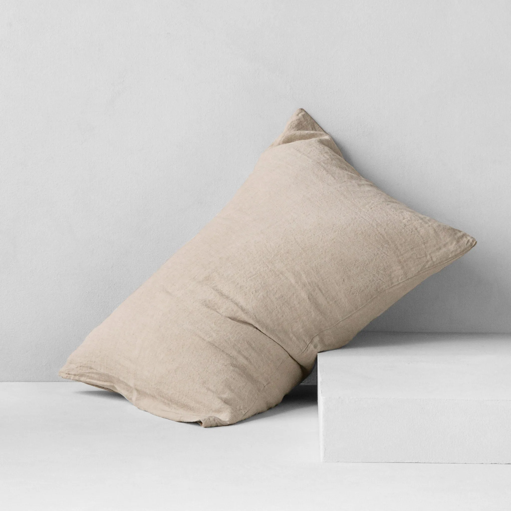 Basix Linen Pillowcase - Sable