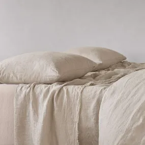 Basix Linen Pillowcase - Sable