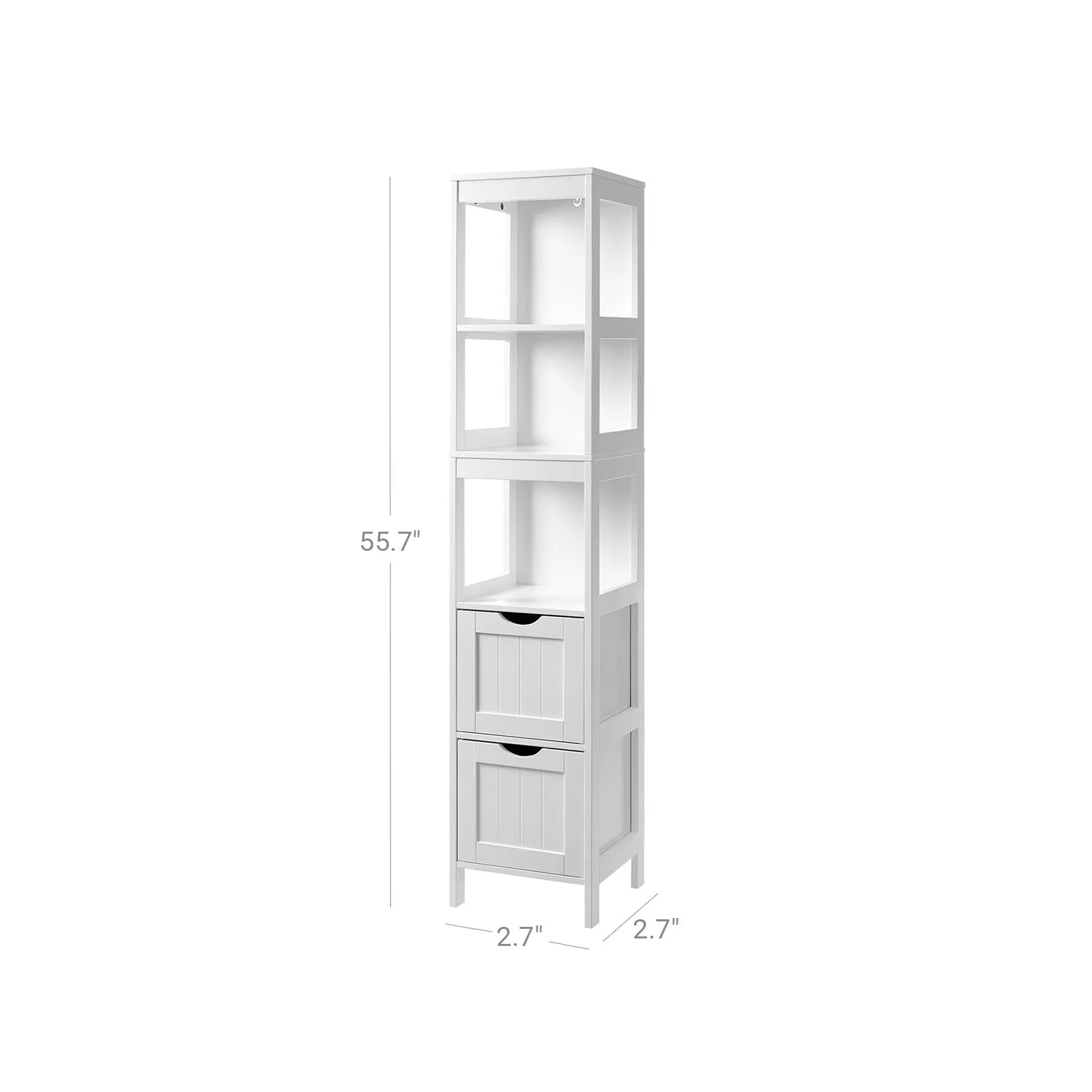 Bathroom Tall Cabinet Linen Tower