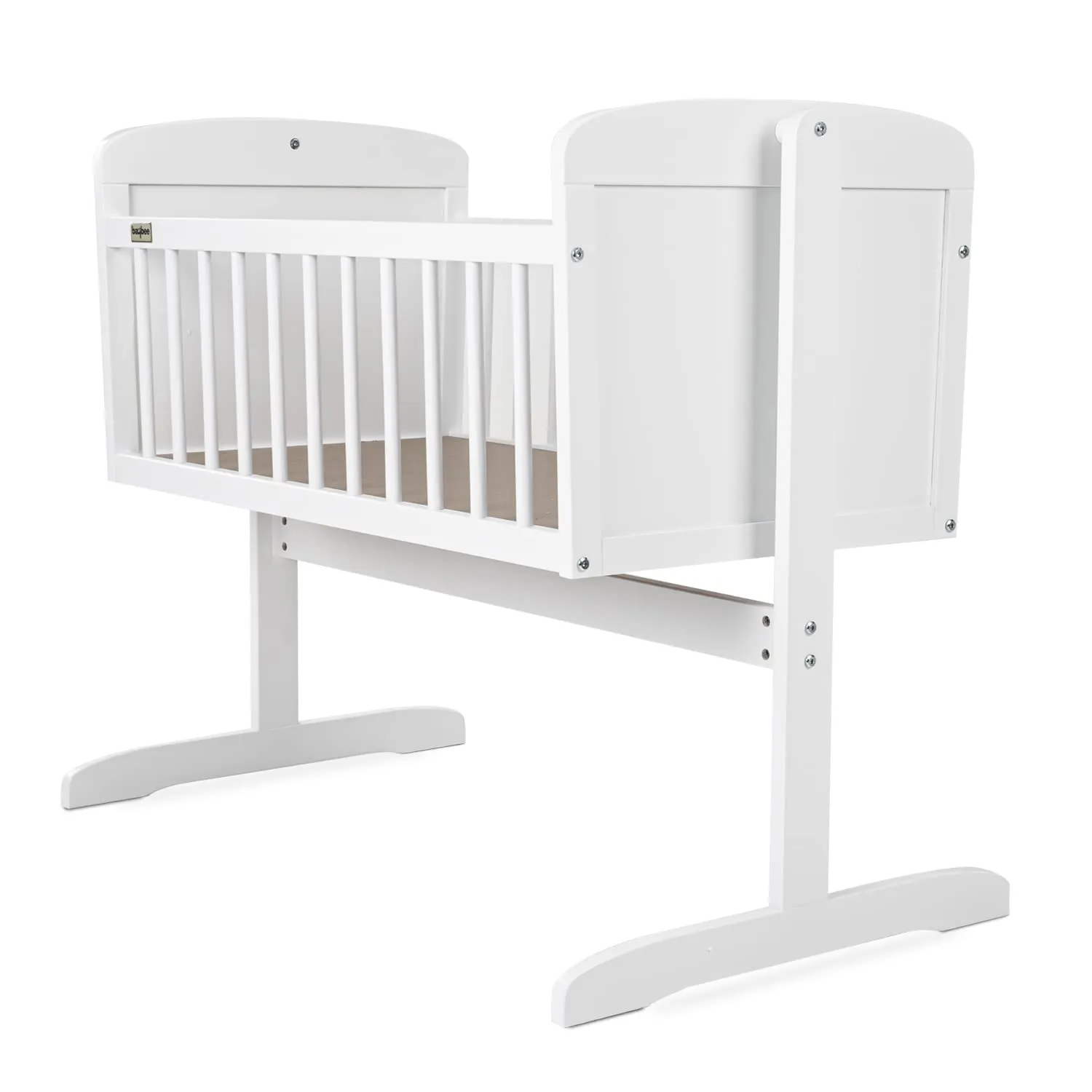 BAYBEE Lucenta Cradle for Baby with Adjustable Height, Baby Cot, Mosquito Net & Mattress