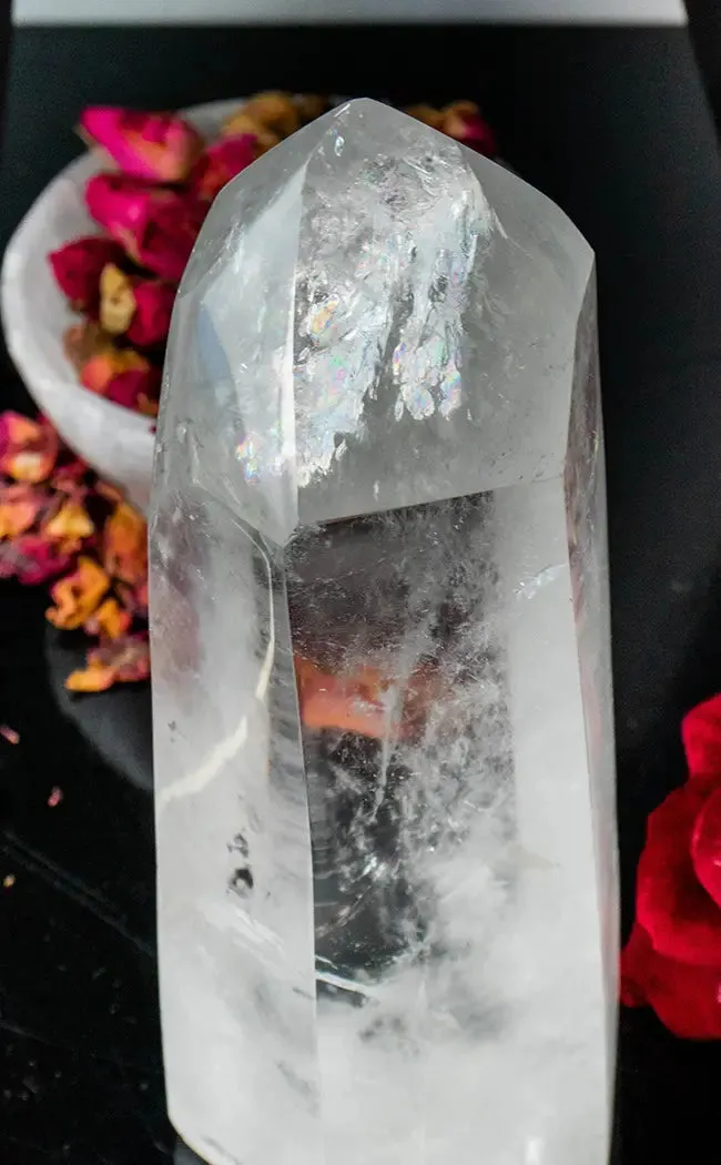 Beautiful Quality Clear Quartz Tower | XXL