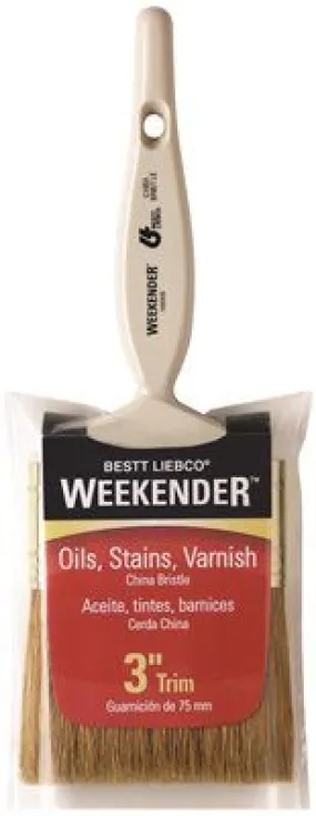 Bestt-Liebco Weekender Latex And Acrylic 3 Inch  Trim Paint Brush 12 Per Pack