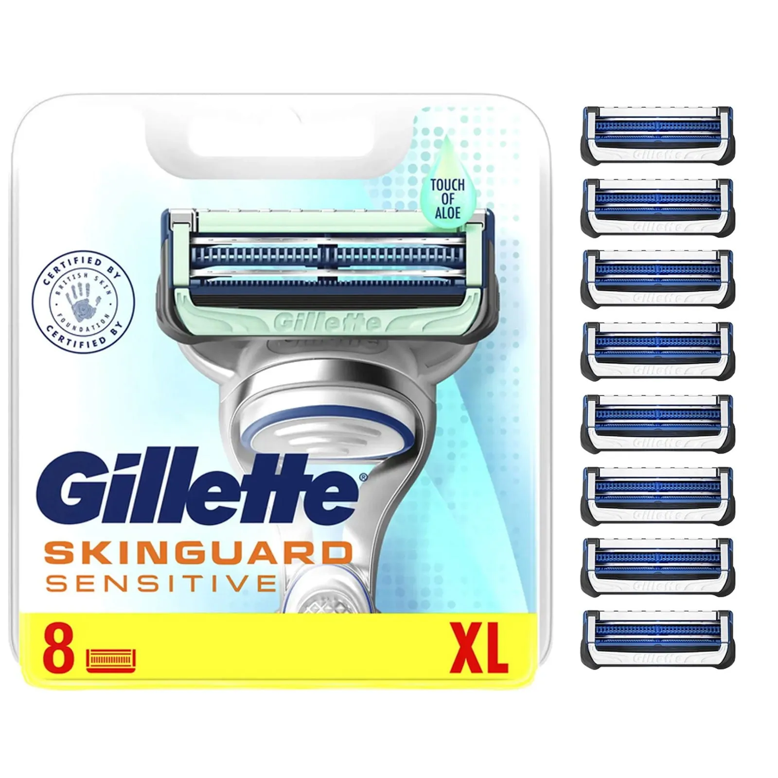 Blades for Gillette Fusion 5 Mach 3 Turbo XL Proshield Skinguard