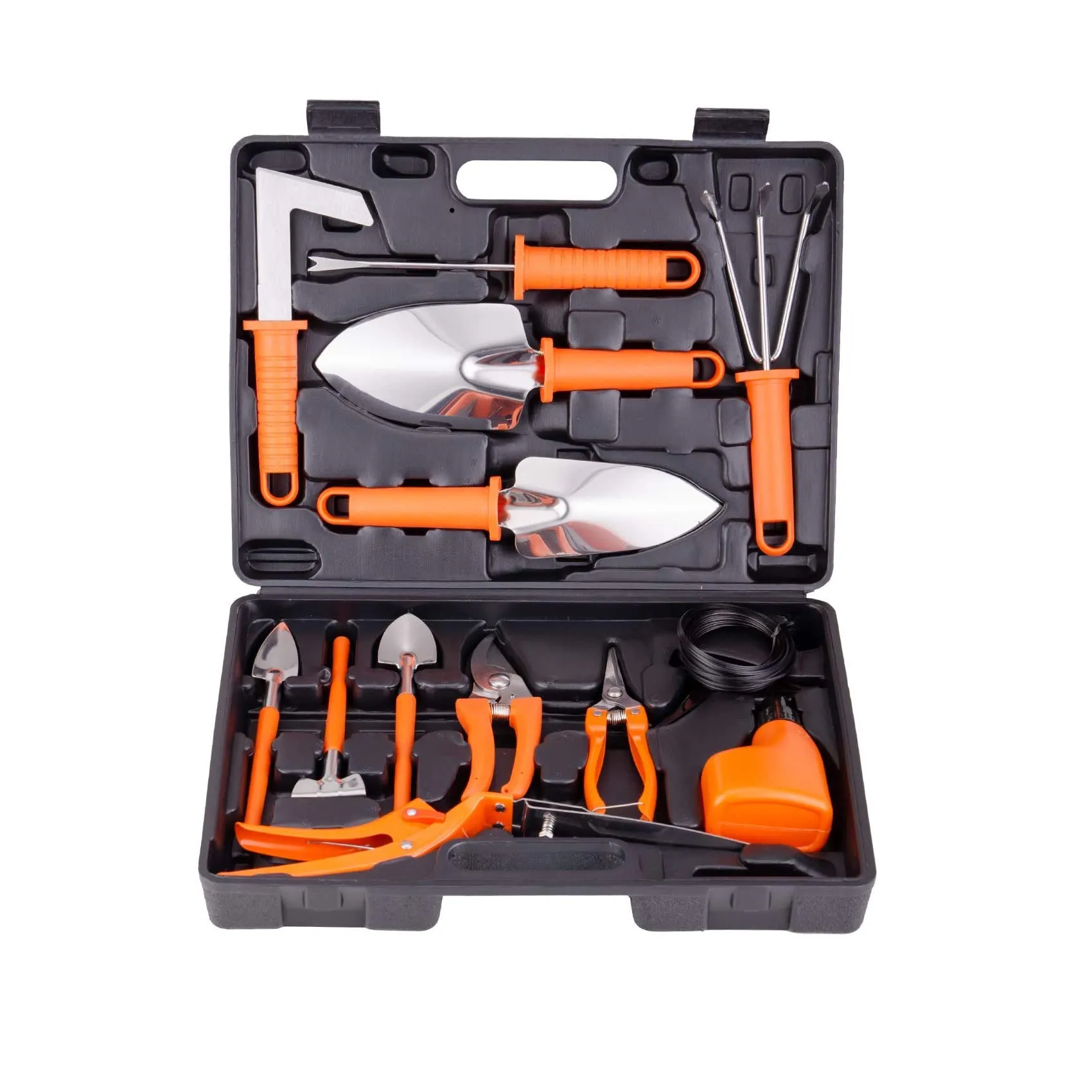 Bnchi Gardening Tools Set | 14 Pieces | Color Orange