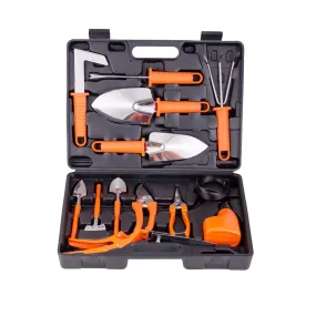 Bnchi Gardening Tools Set | 14 Pieces | Color Orange