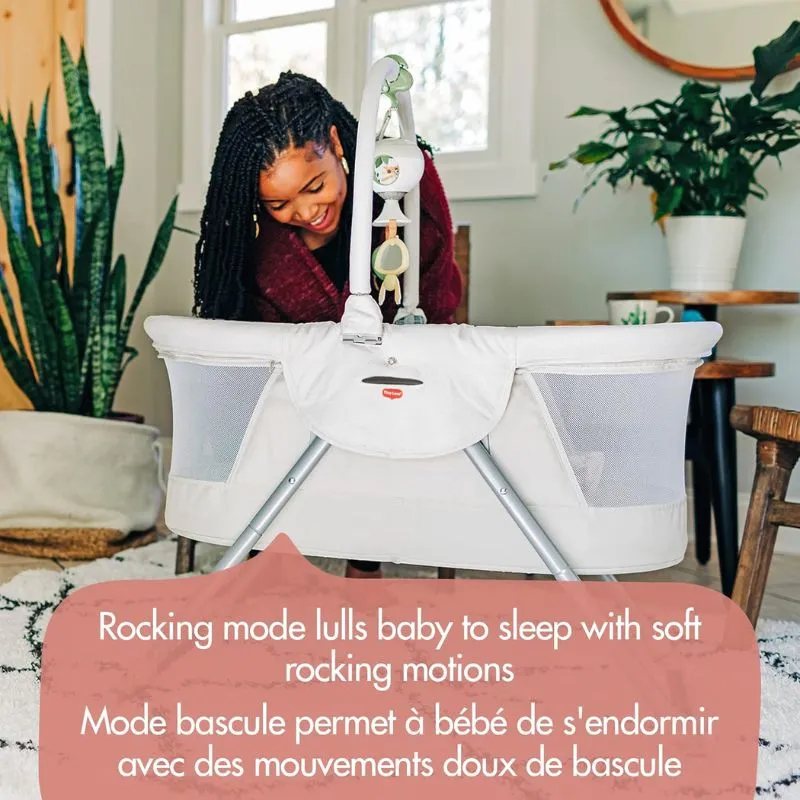 Boho Chic 2-in-1 Take Along Deluxe Bassinet