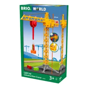 BRIO Crane Construction Crane w Lights 5 pcs 33835