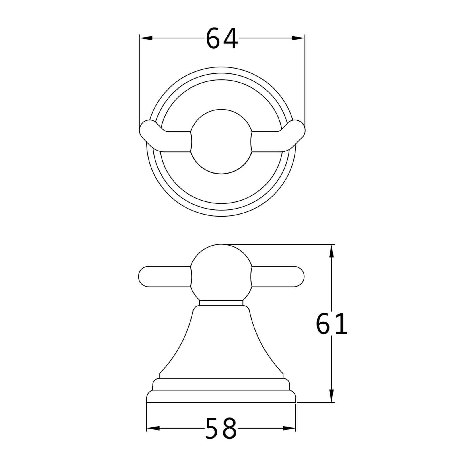 Cambridge Robe Hook