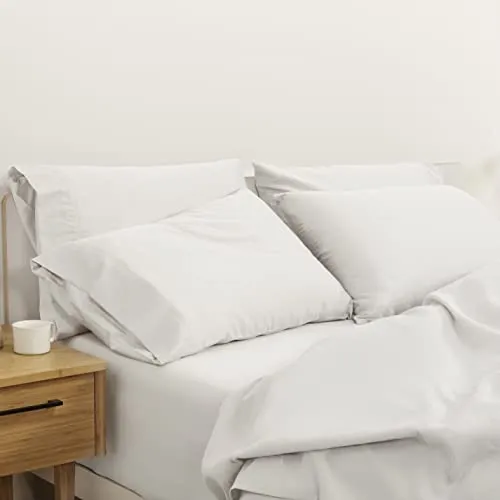 Casper Sleep Percale Sheet Set, Full,White