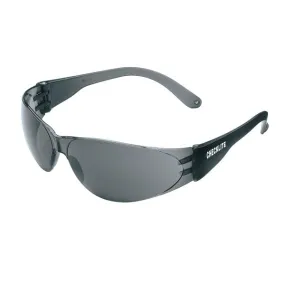 CL012 MCR Safety Checklite CL1 Series Safety Glasses, Gray Lens