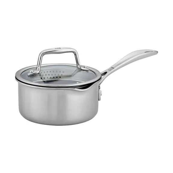 Clad CFX 1 QT Non-Stick Stainless Steel Ceramic Saucepan