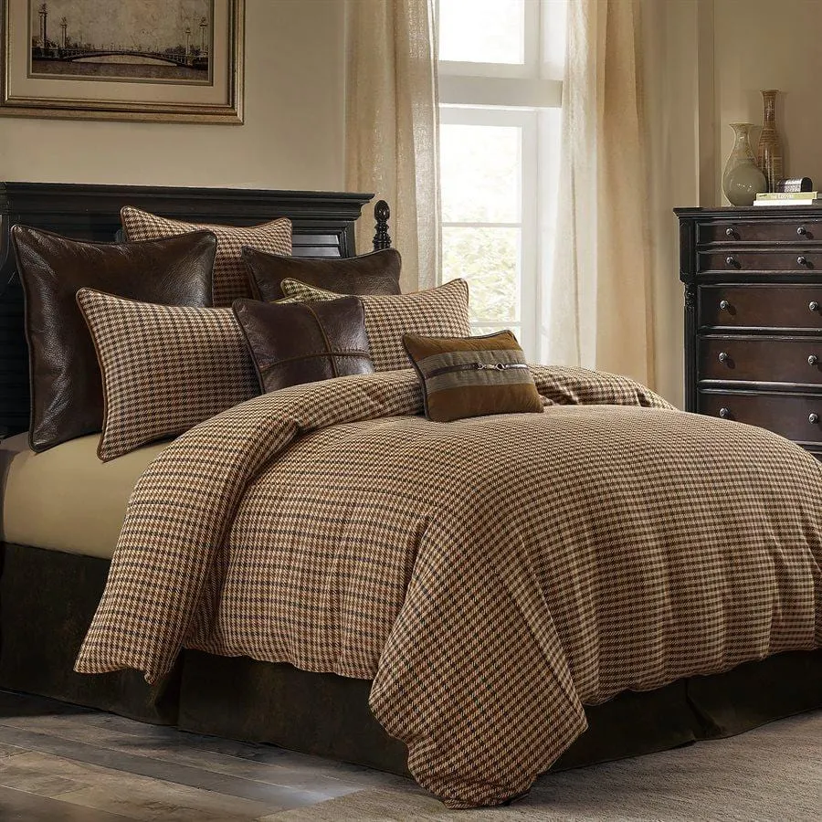 Clifton Houndstooth Bedding Set