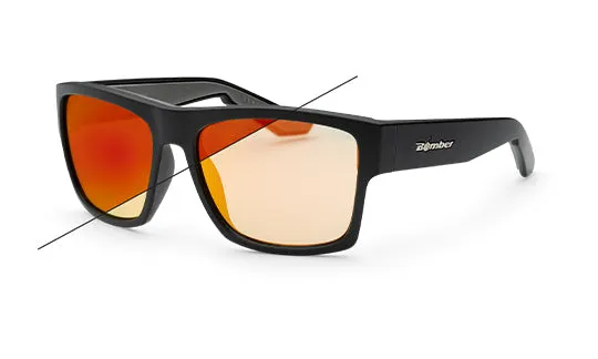 CLUTCH Safety - Photochromic Fire Red Orange Mirror