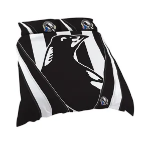 Collingwood Magpies Quilt Doona Duvet Cover Pillow Case Set