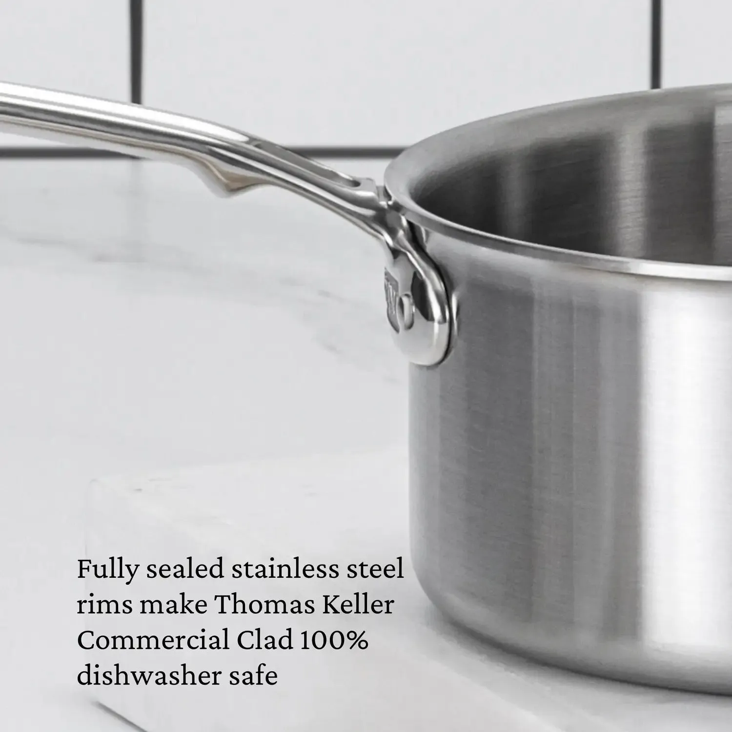 Commercial Clad Stainless Steel Saucepans