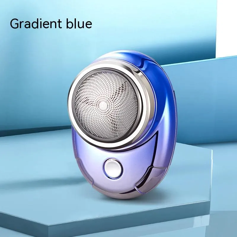 Compact and Travel-Friendly USB Rechargeable Electric Shaver for Men