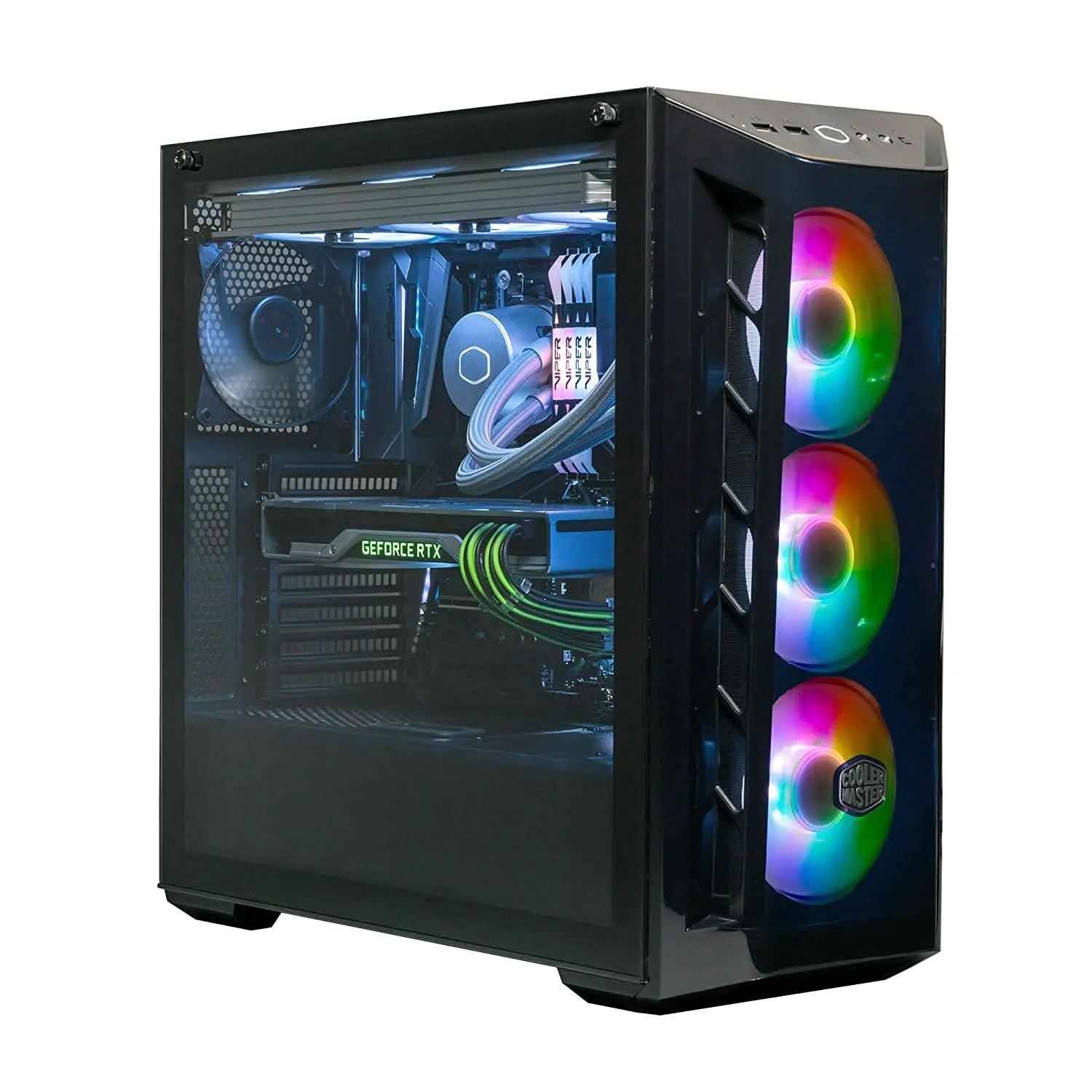 COOLER MASTER MASTERBOX MB520 MESH MID-TOWER ARGB E-ATX CABINET BLACK