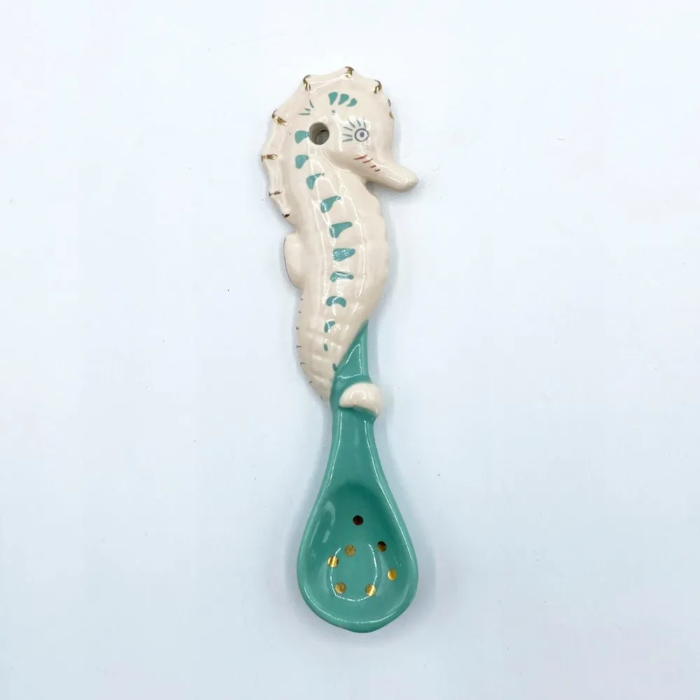 Coral Seahorse and Starfish Spoon Set